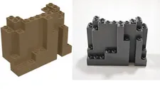 2pcs LEGO 6082 Rectangular Rock Panel 4x10x6, Color Optional - REBRICKS