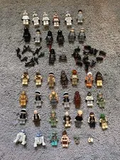 HUGE Lego Star Wars Empire Era Themed Lot 40 Figs W/ Accessories + Parts