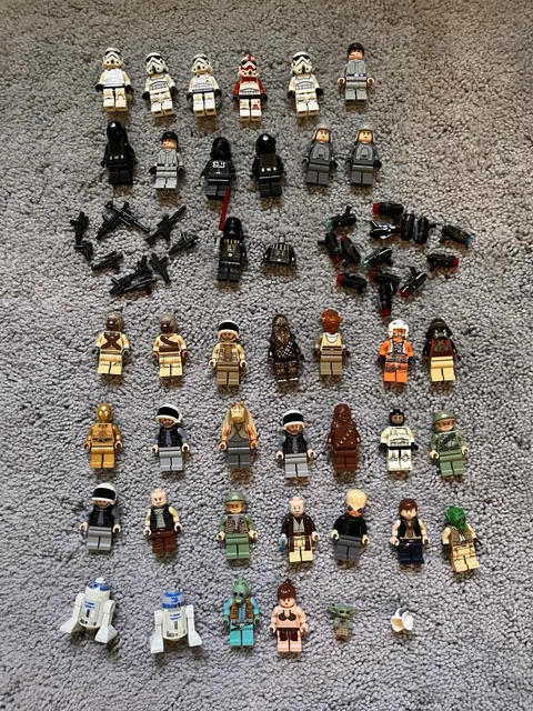 HUGE Lego Star Wars Empire Era Themed Lot 40 Figs W/ Accessories + Parts
