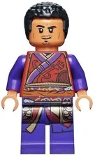 LEGO® Minifigure Super Heroes sh0793 Wong Dark Red Robe Dark Purple Legs