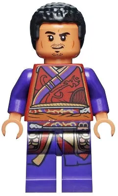 LEGO® Minifigure Super Heroes sh0793 Wong Dark Red Robe Dark Purple Legs