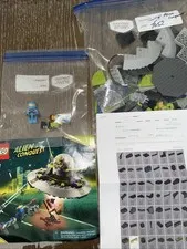 LEGO Alien Conquest 7052 + 7049 - 100% Complete with Instructions