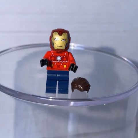 Tony Stark CHRISTMAS SWEATER Iron Man 76196 Super Hero LEGO® Minifigure Figure