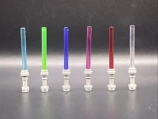 LEGO STAR WARS LIGHTSABERS 6 COLORS BLUE/GREEN/PURPLE/PINK/RED/CLEAR GRAY HILT