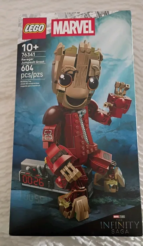  Lego 76341  Marvel The Infinity Saga: Ravager Jumpsuit Groot 604pcs SEALED!