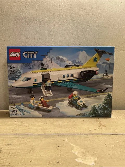 LEGO City Emergency Air Ambulance Airplane 60465 - New Sealed