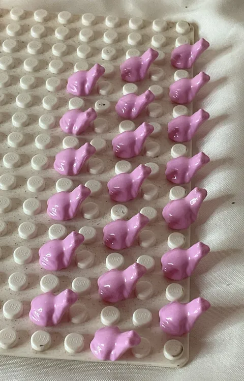 LEGO Pink Frog Minifig Animals Lot of 20