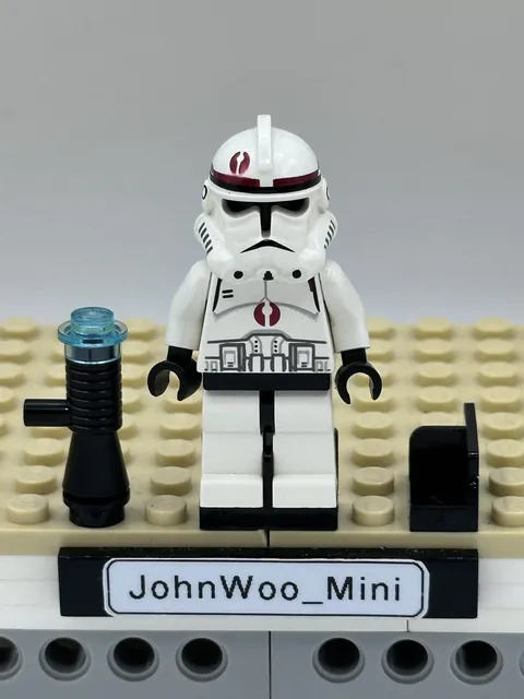 2005 Lego Star Wars 91st Mobile Recon Corps Trooper Minifigure sw0130 (EX Cond)
