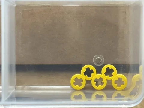 LEGO Parts - Yellow Technic Bush 1/2 Smooth - No 4265c - QTY 5