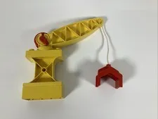 Vintage Lego Duplo Crane Base with Arm, Winch and Claw #4567 - RARE -
