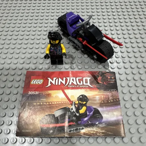 Lego 30531 Ninjago Sons of Garmadon biker complete VGC 2018 minifigure Ninja