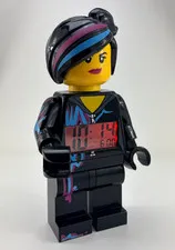 Lego Movie Wyldstyle Lucy Character Minifigure Shaped Alarm Clock Tested