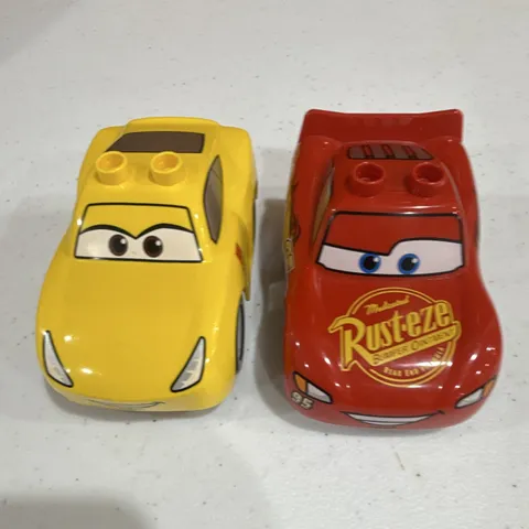 LEGO DUPLO Disney Cars Lightning McQueen Red #95 & Yellow Cruz Ramirez