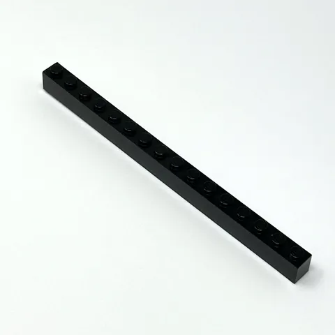 2465 LEGO Parts Brick 1x16 BLACK (1)