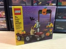 New Sealed Retired Lego #40423 Halloween Hayride 148pcs Tractor Fall Festival