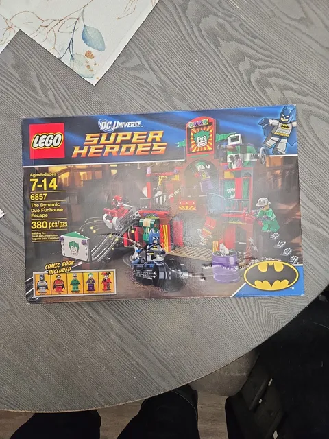 Lego 6857 DYNAMIC DUO FUNHOUSE ESCAPE Joker Harley Quinn Riddler Batman Robin