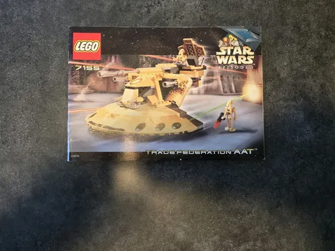 Vintage LEGO Star Wars 7155 Trade Federation AAT Instructions Only - 2000