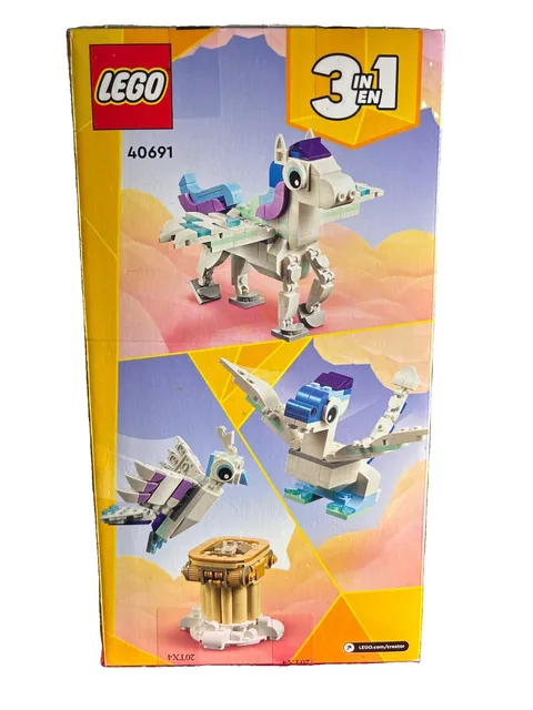 LEGO Creator 40691 3-in-1 Mythical Pegasus 278 Pieces Ages 7+ SEALED Retired