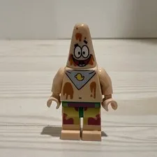 LEGO Spongebob Minifigure - Patrick w/ Bib, Ice Cream Splotches 3816 (bob030)