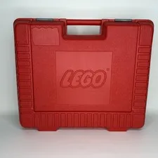 Lego Hard Storage Case Vintage 1985 Red Large Great Condition