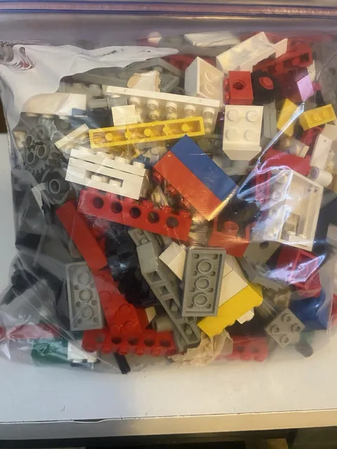 Over 2 Pounds Bulk LEGO Mixed Parts & Pieces Loose Legos Lot Of Just Random