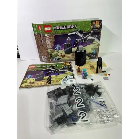 Lego Minecraft The End Battle #21151 with 1 unopened bag