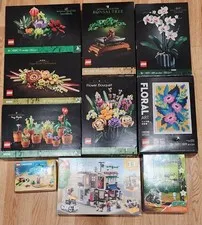 Lego Botanical City And Creator Lot Of 10 Empty Boxes Only