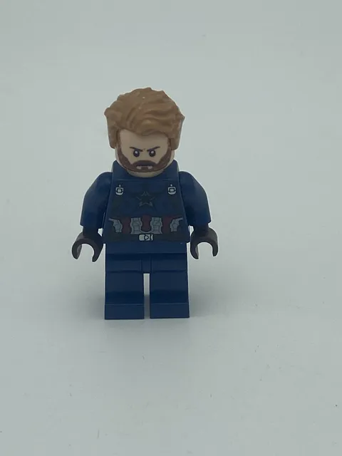 Lego Marvel Comics Minifigure Captain America, Beard sh495 Avengers Infinity War