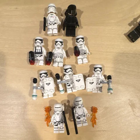 LEGO Star Wars First Order Stormtrooper Minifigure Lot of 10 Army Builder Riot