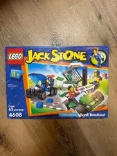 LEGO #4608 Jack Stone Bank Breakout 65pcs Set Rare Retired Vintage NEW Sealed