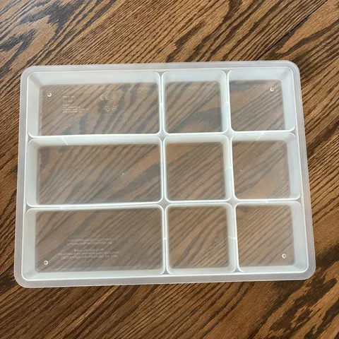 LEGO Clear Plastic Sorting Tray, The LEGO Group, 10" x 13" x 2"