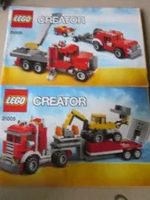 Lego Building Instructions Creator 31005 Parts 1 and 2, Part 1 and 2