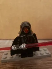 LEGO Darth Maul Minifigure Minifig sw0003 Star Wars Hood Dual Blade Lightsaber