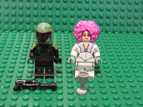 Lot of 2 Lego Star Wars minifigs Boba Fett + Theelin Dancer 75326 Book of TH26