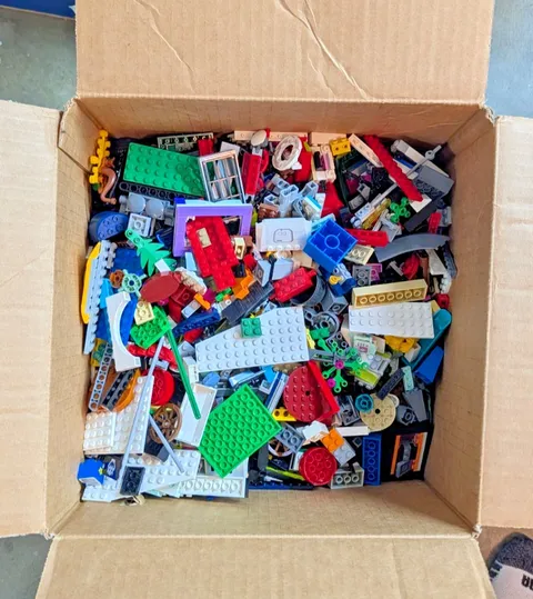 LEGO bricks and blocks bulk lot 15 lbs, assorted colors & themes