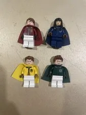 Lego Harry Potter 4 House Minifigures Quidditch Lot