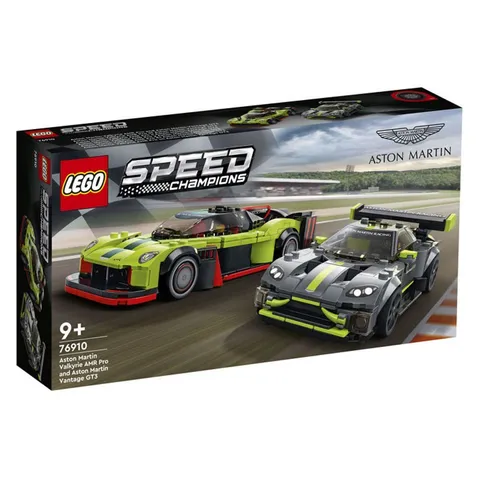 LEGO Speed Champions 76910 Aston Martin Valkyrie AMR Pro & Vantage GT3 Set