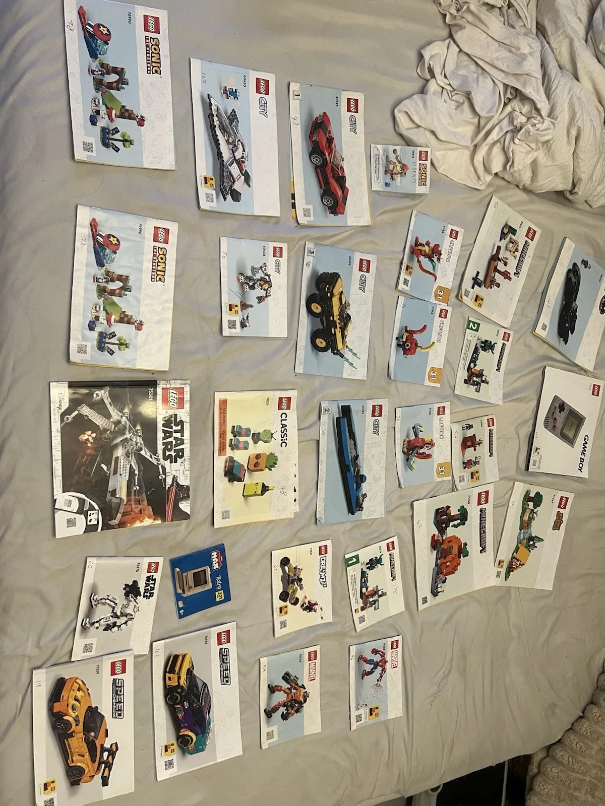 Lego Instruction Manual 31 Instructions Includes Star Wars Fast Furious & More￼￼