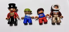 LEGO DUPLO Minifigure Lot 4 Ringmaster, Eskimo and 2 more