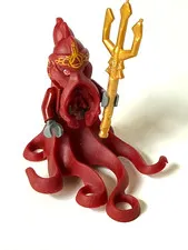 Lego Atlantis Squid Warrior atl007 Minifig Only 8061 8078 Red Gold Trident