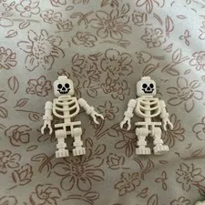 LEGO Skeleton Minifigure Fantasy Era Torso x2