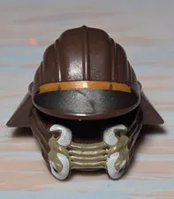LEGO - Minifig, Headgear Helmet SW Skiff Guard (Lando Pattern) - Dark Brown
