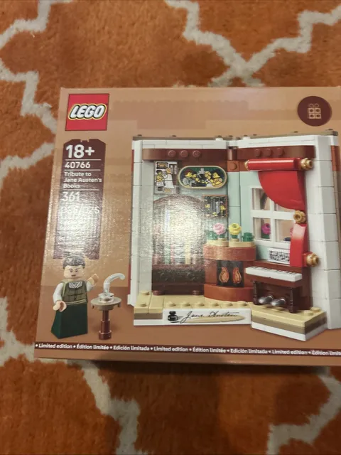 LEGO 40766 Tribute to Jane Austen's Books GWP, Sealed, Brand New, Retired