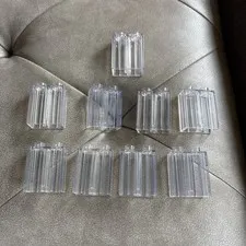 Lego Duplo Item Bricks 1x2 clear (9)
