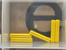 LEGO Parts - Yellow Technic, Axle 3L - No 4519 - QTY 5