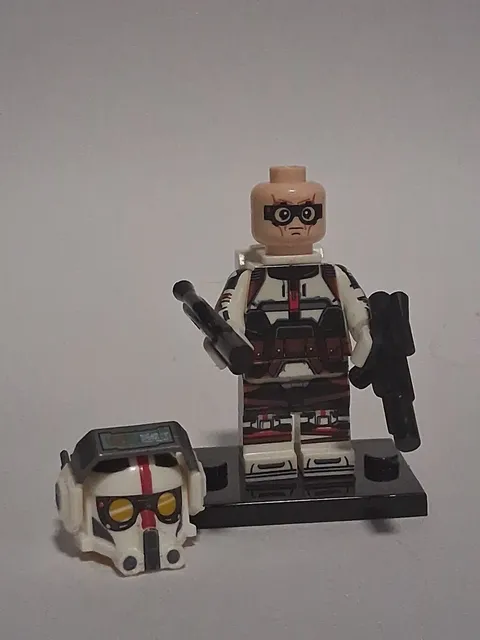 Star Wars Bad Batch Tech Trooper Of Clone Force 99 Custom Lego