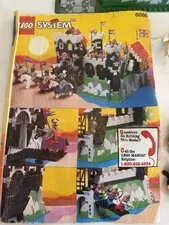 LEGO Castle 6086 Black Knight's Castle Set w/ Minifigs