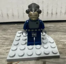 LEGO Admiral Raddus Plastic Minifigure Blue Suit with Alien Head