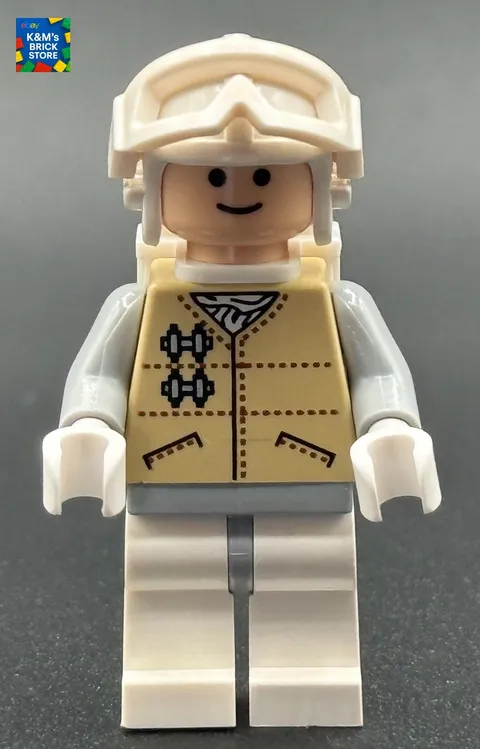 Lego Star Wars Minifigure  Hoth Rebel Nougat Head, Snow Goggles (sw0252) 7749