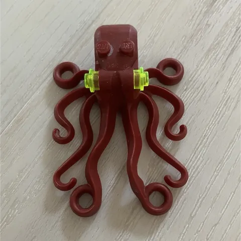 LEGO Dark Red Octopus Animal Figure